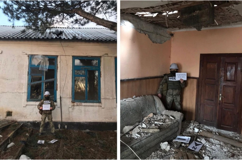 На Донбассе ранили украинского бойца, повреждена школа (фото)
