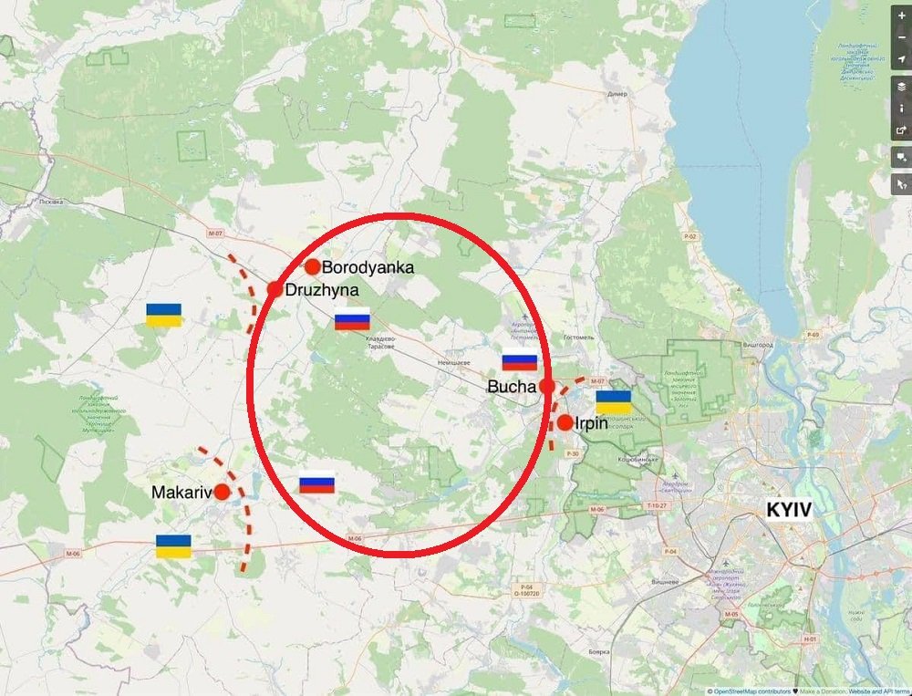 ВСУ взяли в котел российскую армию под Киевом: оккупанты отрезаны возле Бучи, Ирпени и Гостомеля 