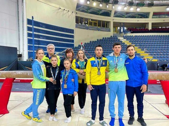 Украинские гимнасты завоевали пять наград на этапе Кубка мира в Египте