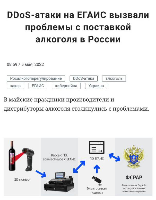 ​Россияне 9 мая будут праздновать без алкоголя: украинские хакеры преподнесли сюрприз
