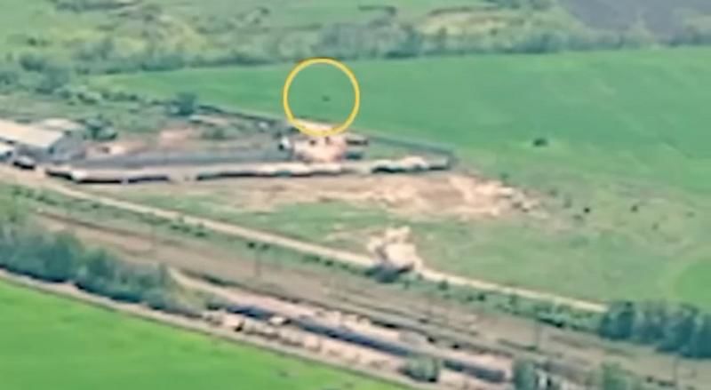 ССО ракетами Brimstone взорвали российские танки – видео двойного удара