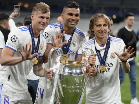 Восемь игроков "Реала" повторили абсолютный рекорд Роналду за победами в Лиге чемпионов