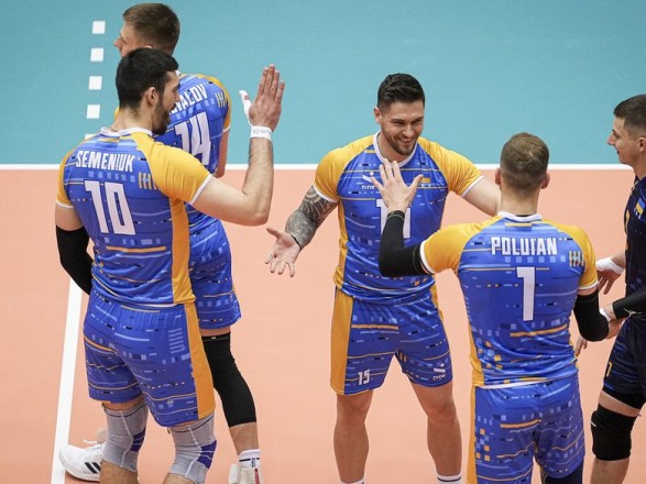 Сборная Украины выиграла все матчи группового этапа Золотой Евролиги по волейболу среди мужчин