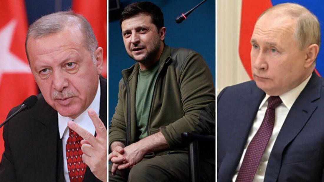 Эрдоган анонсировал переговоры с Зеленским и Путиным