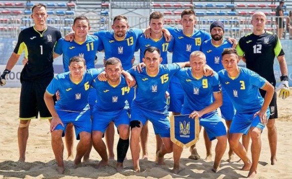Пляжный футбол: сборная Украины сыграет в "малом" полуфинале Евролиги-2022