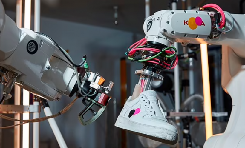 Nike представил робота, который чистит и ремонтирует кроссовки за 45 минут