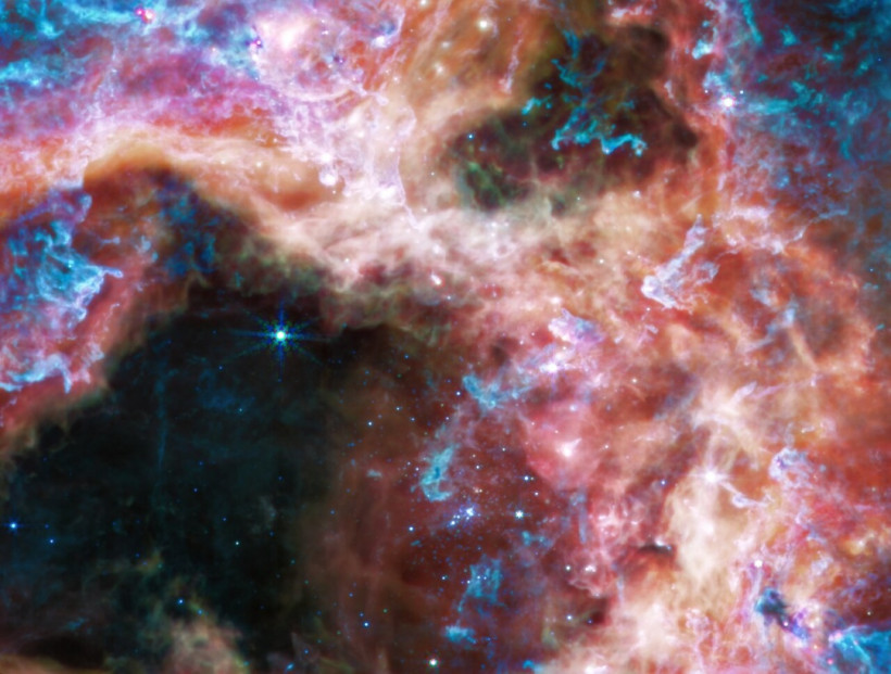 Телескоп James Webb показал туманность Тарантул с массивными звездами