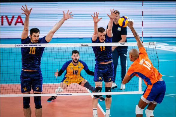 Сборная Украины по волейболу разгромила Нидерланды и впервые вышла в 1/4 финала чемпионата мира
