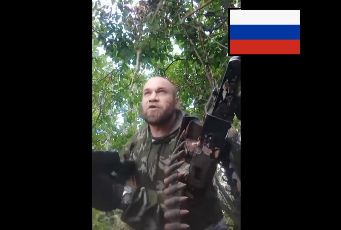 Российский военный снимал стрельбу из пулемета по ВСУ на видео, но вскоре "что-то пошло не так" 