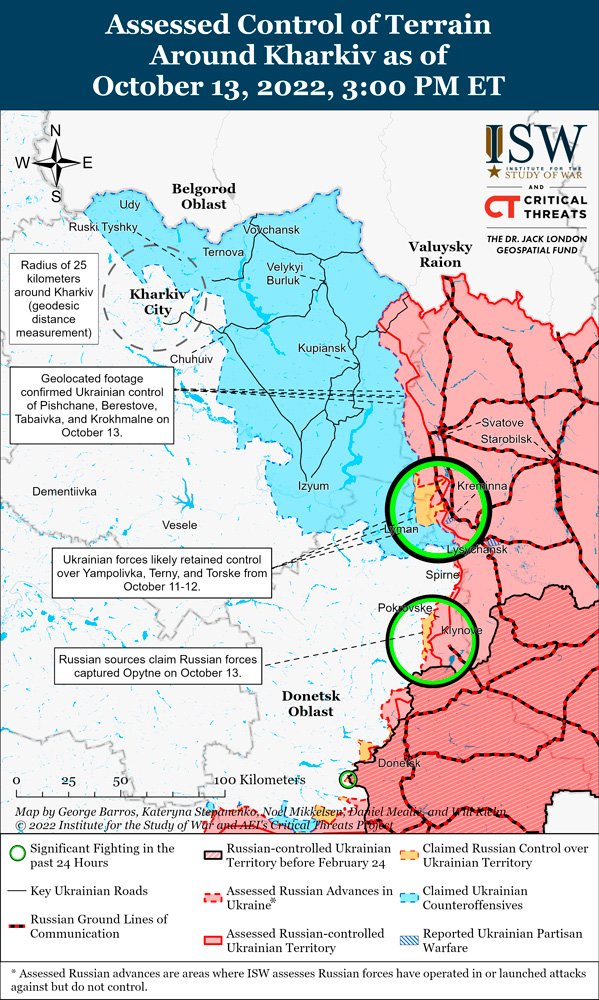 ​Оккупанты боятся наступления ВСУ на Луганщине – в ISW рассказали о боях за Донбасс
