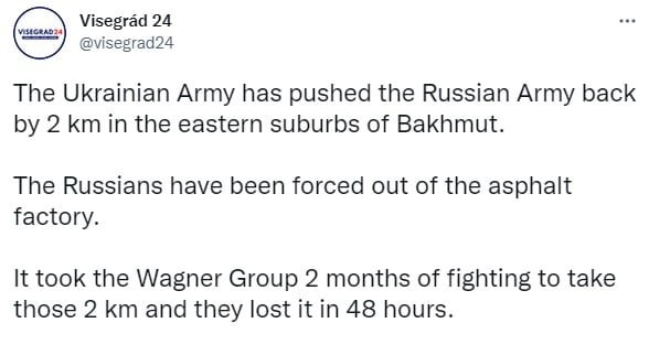 ВСУ отбросили "вагнеровцев" с восточных окрестностей Бахмута - СМИ