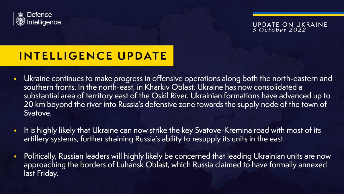 ​ВСУ на Луганщине готовы атаковать главную трассу снабжения врага – британская разведка