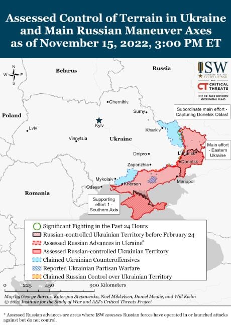 ВСУ продолжают контрнаступление на Луганщине, бои идут по всей линии фронта – свежая карта