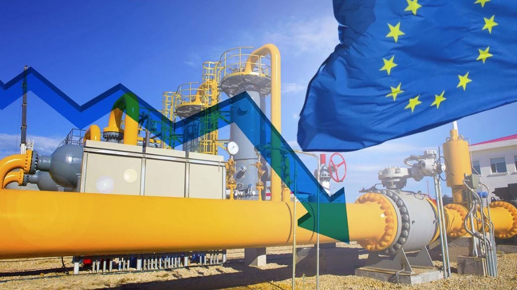 ​В РФ рухнула добыча газа, а цены в Европе продолжают катиться вниз