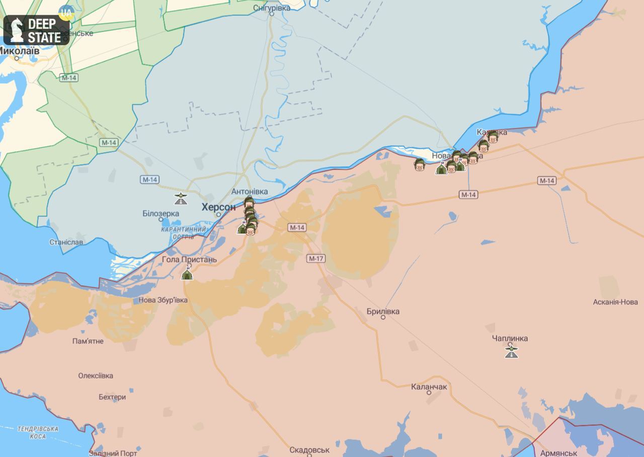 ВСУ продвинулись на Юге и взяли под контроль территорию вблизи Крыма 