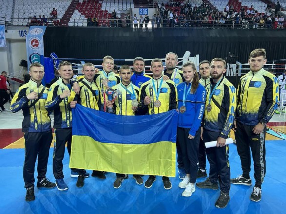 Сборная Украины по кикбоксингу заняла второе место на чемпионате Европы