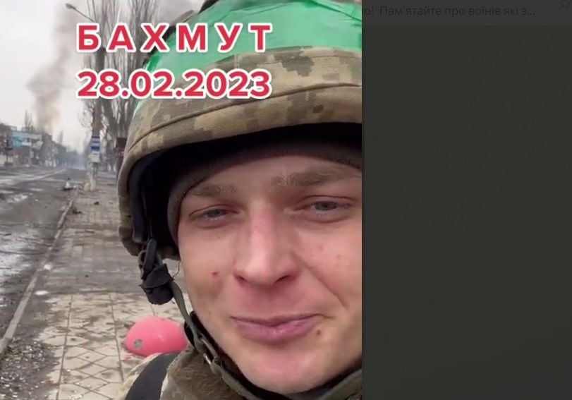 Украинский солдат записал видео из Бахмута и одним словом высказал все, что думает о Путине