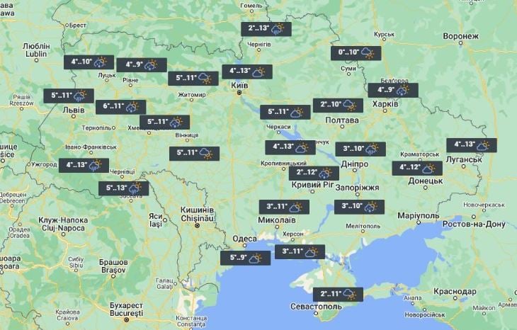 В Украину несется 20-градусное тепло, как в середине апреля