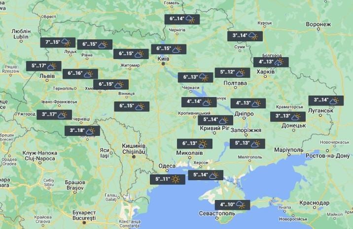В Украину несется 20-градусное тепло, как в середине апреля
