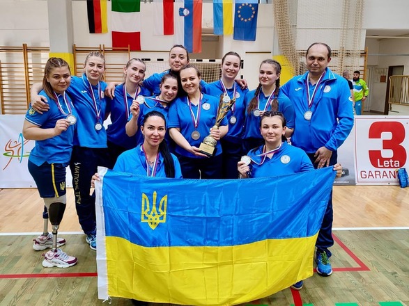 Женская сборная Украины по волейболу сидя завоевала серебро на турнире