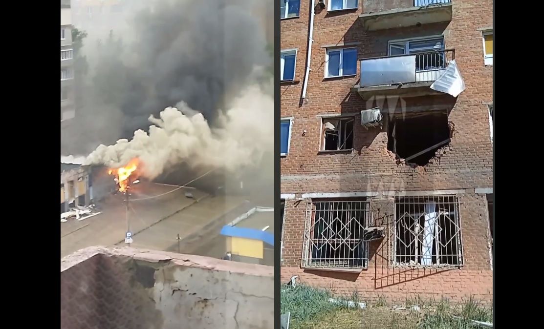 "Грады" работают по Шебекино, город очень сильно разбомблен", - очевидцы сообщают о тяжелых боях