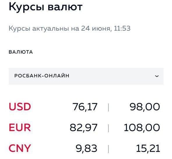 В России рухнул курс рубля к доллару: бунт Пригожина вызвал финансовую панику - СМИ