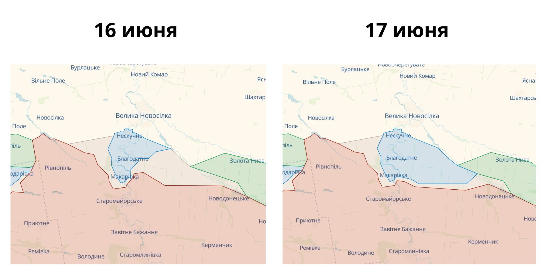 ​ВСУ рвут оборону россиян: за сутки освобождены территории площадью в половину Бахмута