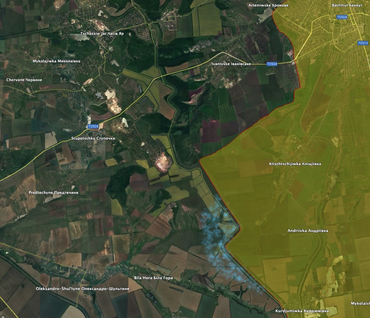 ВСУ наступают под Бахмутом — армия РФ потеряла последние позиции западнее канала "Северский Донец - Донбасс"