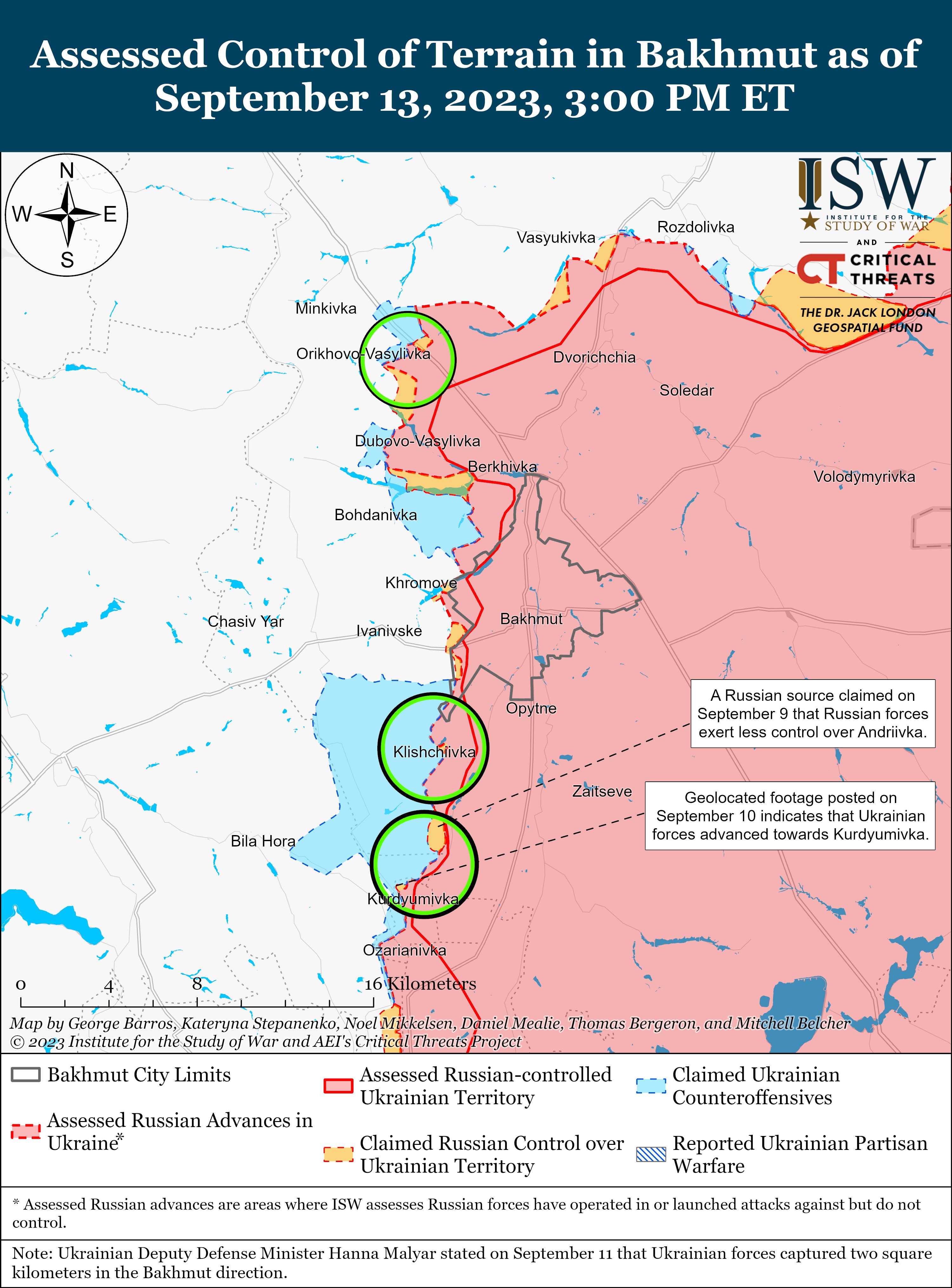 ​Сложные бои за Клещеевку: аналитики из ISW озвучили картину боев за населенный пункт