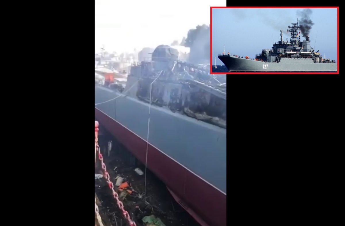 ВСУ превратили "Минск" в груду металлолома: на новом видео масштабные разрушения БДК