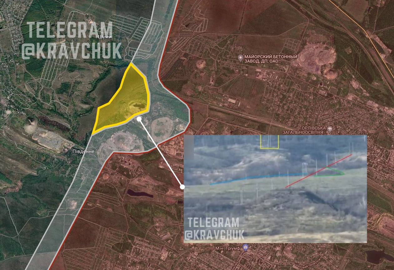 Продвижение ВСУ под Горловкой: появилась карта удара 