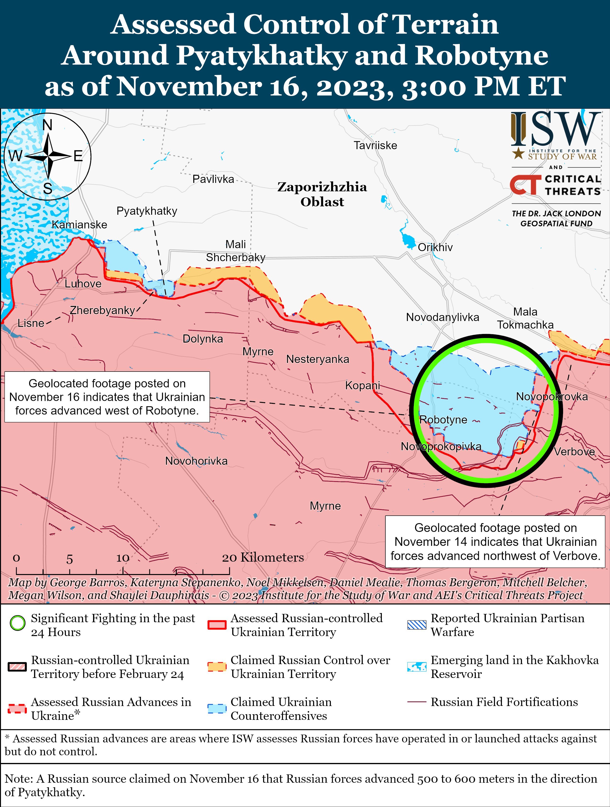 ​От Новопокровки ВСУ отделяет одна лесопосадка и 108-й десантный полк – ISW об успехах под Работино