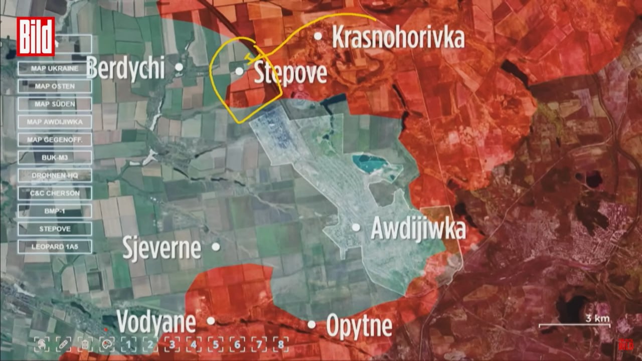 ВСУ отбросили врага к северу от Авдеевки: разбита колонна новых российских БТРов
