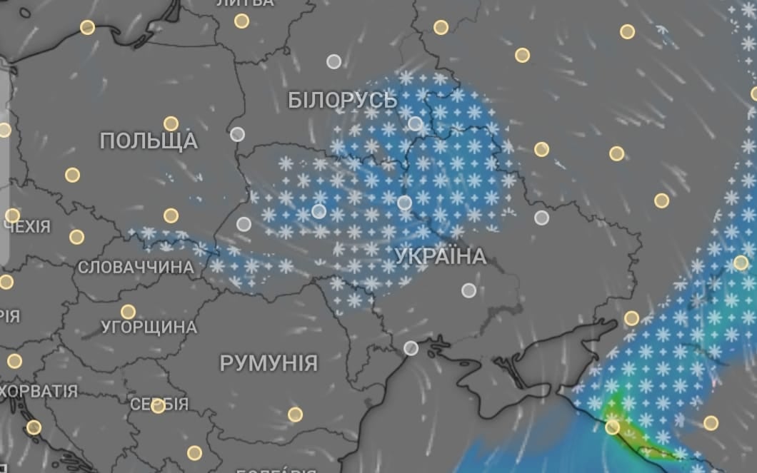 В Украину ворвется новый атмосферный фронт: большинство областей засыплет снегом 