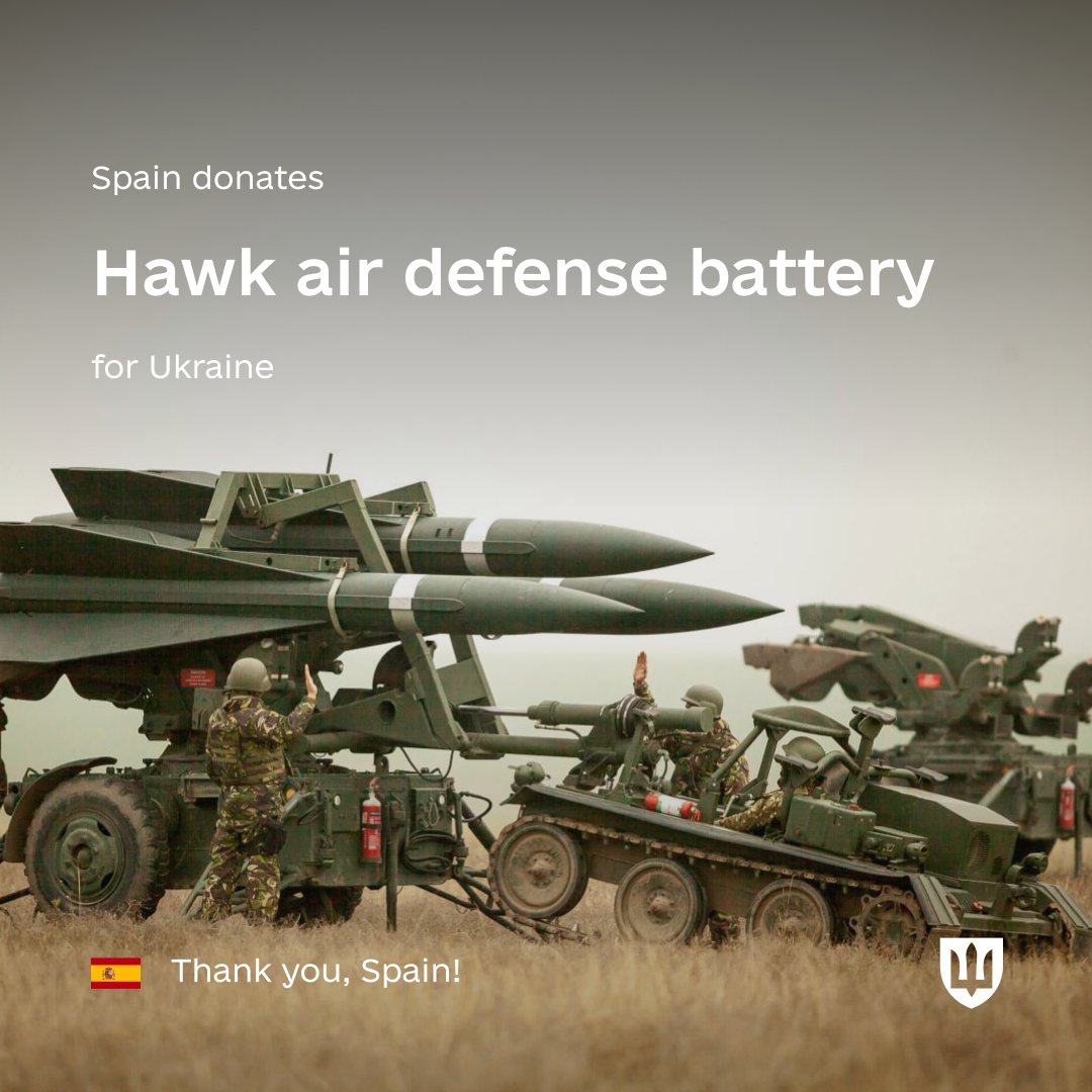 Установки уже в Польше: Испания срочно передает Украине батарею ЗРК HAWK