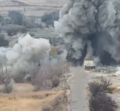 В Сети появилось видео подрыва дамбы Кураховского водохранилища: в ГВА рассказали о рисках