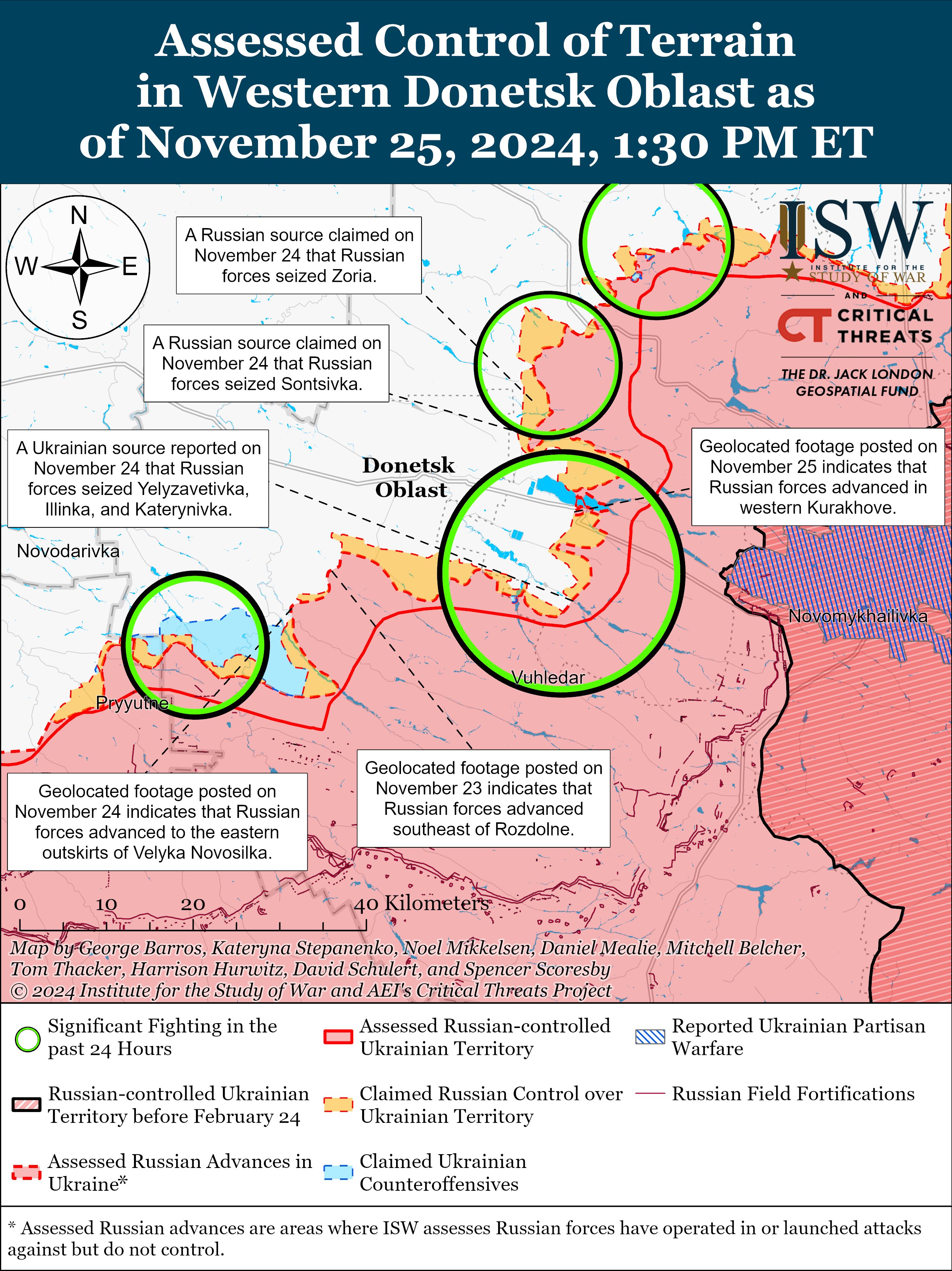 ​Почему оккупанты всеми силами хотят захватить Великую Новоселку: в ISW раскрыли планы РФ