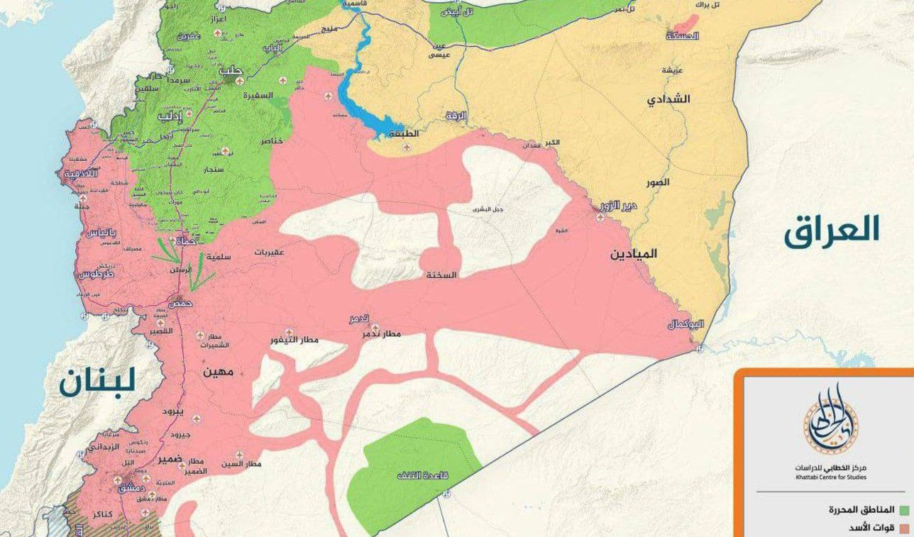 Повстанцы в Сирии отбили у войск Асада 6 военных аэродромов - карта боевых действий 