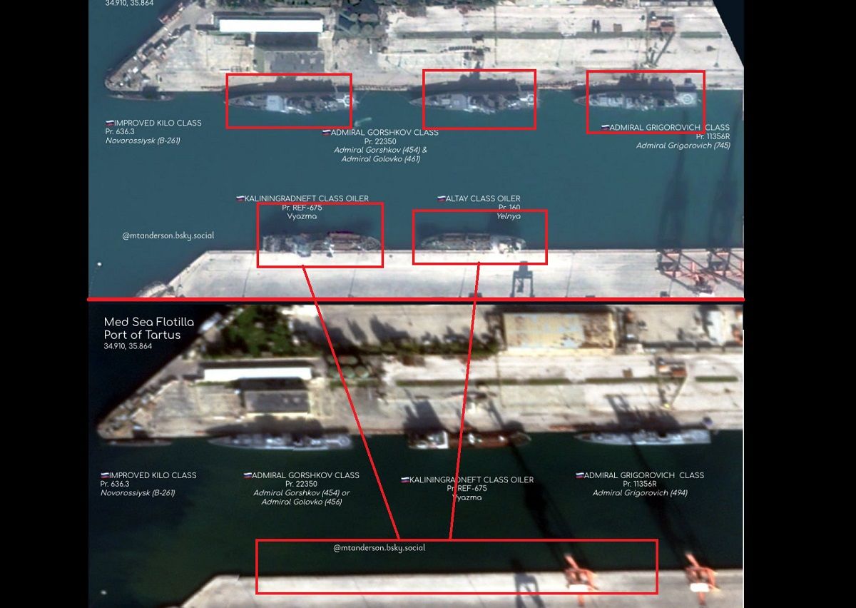 На российской морской базе в Тартусе происходит нечто странное: первые фото со спутника
