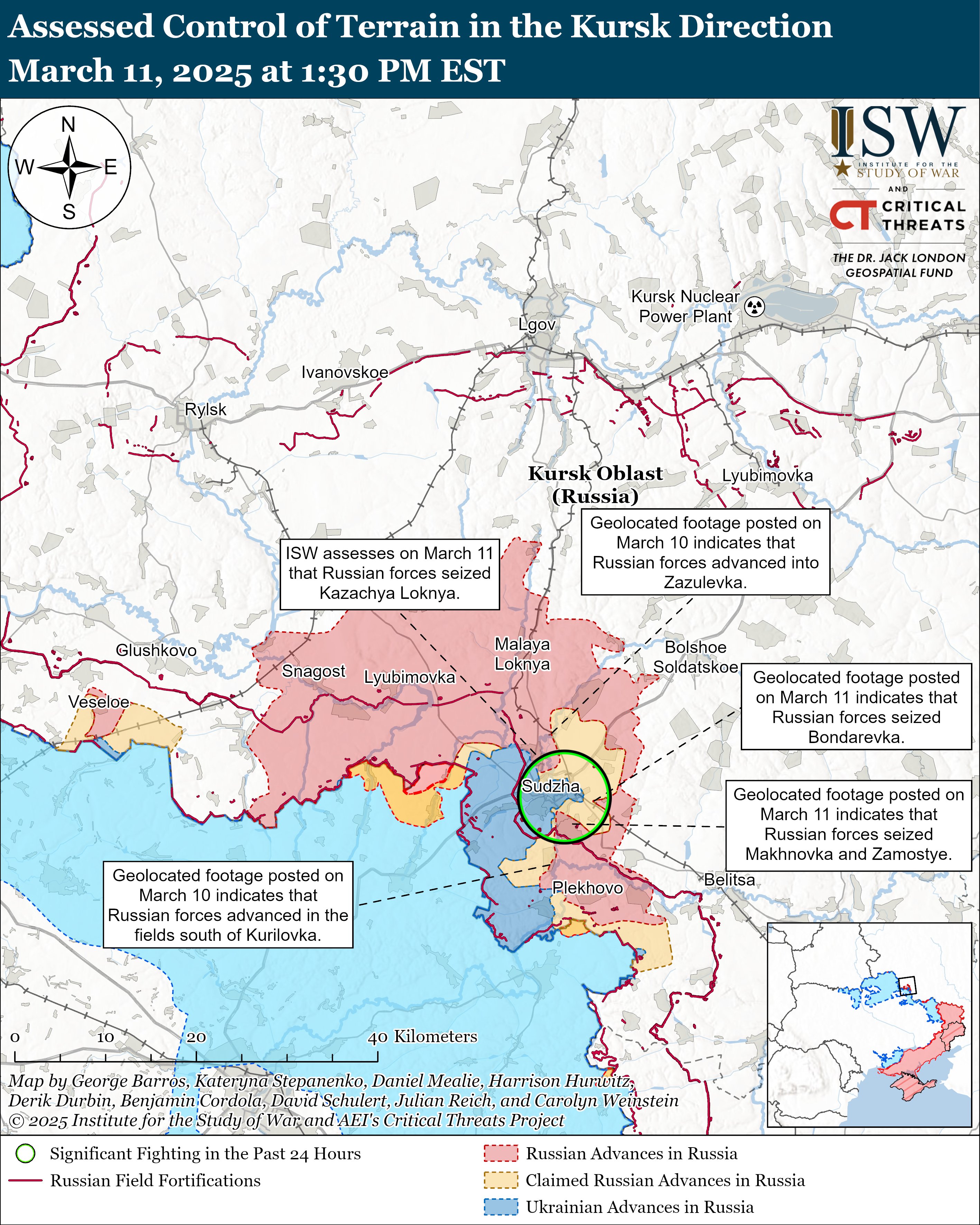 ​Армия Путина атакует Суджу силами 11-й десантной бригады: в ISW рассказали о боях на Курщине