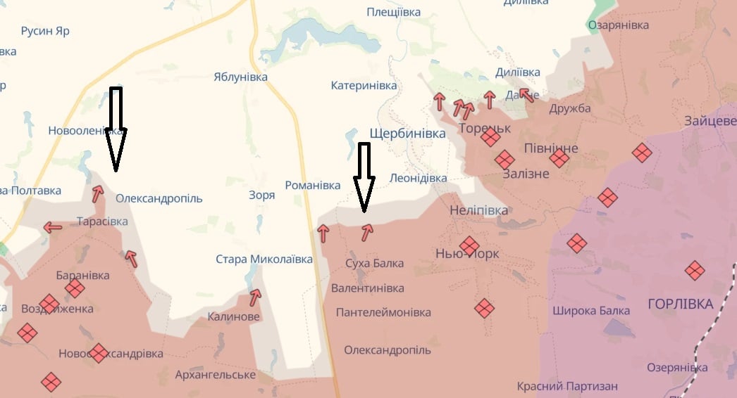 В Донецкой области российские военные захватили Тарасовку – карта DeepState