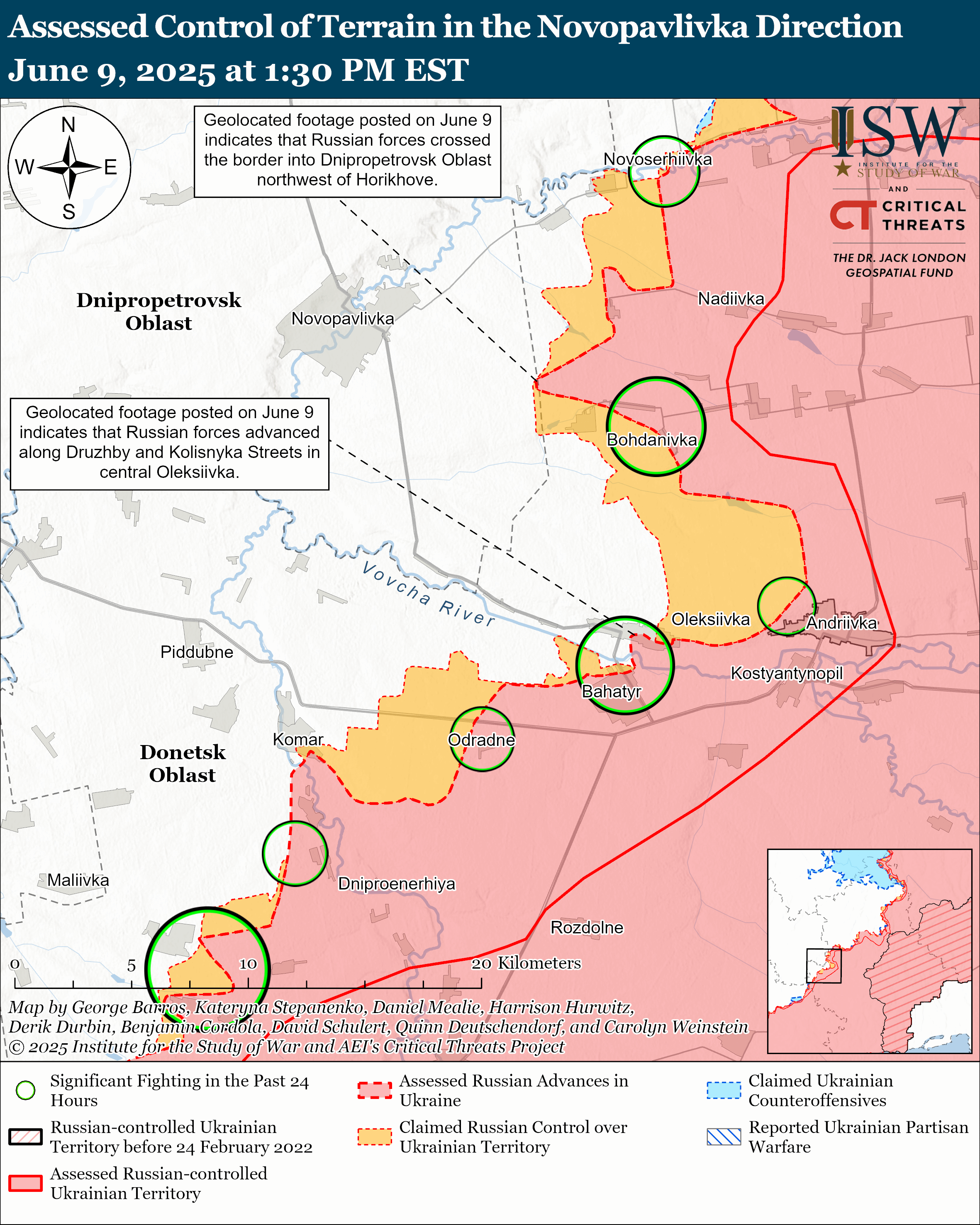 ​Не начало новой наступательной операции: в ISW озвучили ситуацию по боям за Днепропетровщину