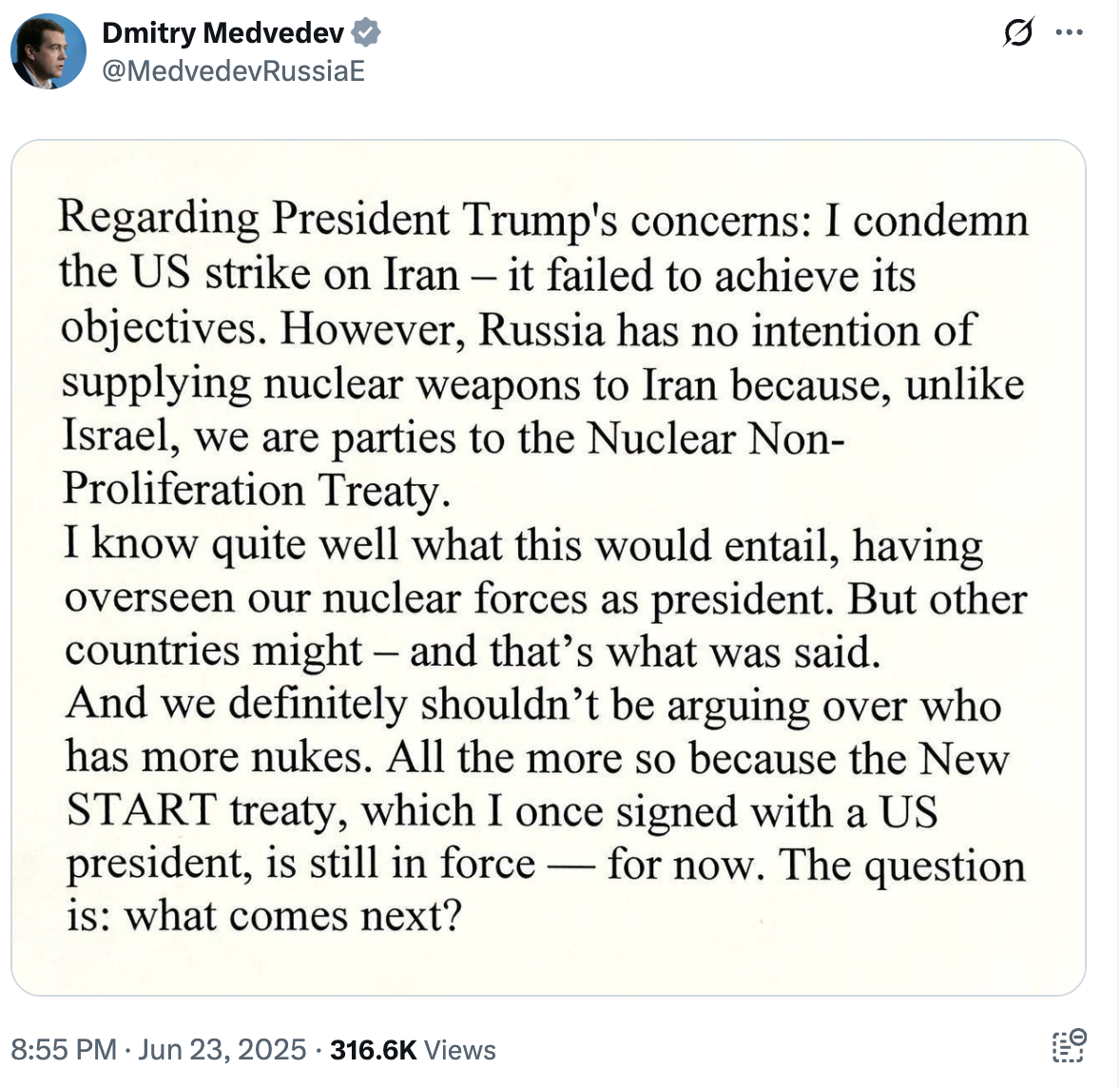 Медведев быстро "переобулся" после критики Трампа – желание поставлять Ирану ядерное оружие исчезло