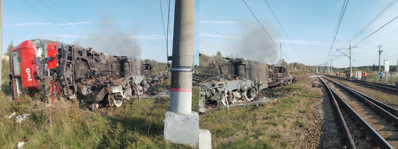Крушение тепловоза в Ленинградской области власти использовали для призыва идти на выборы – видео