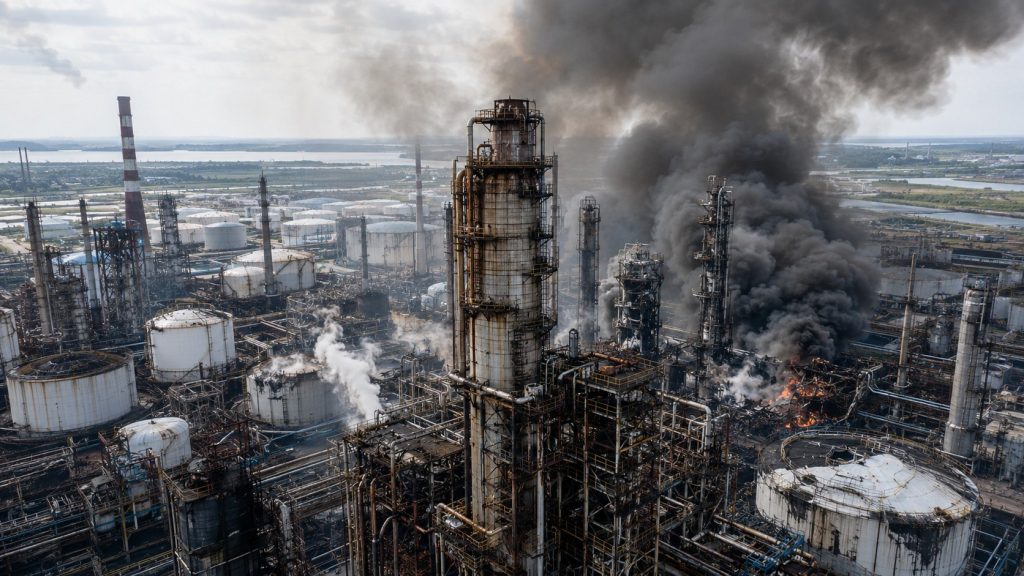Україна заявила про пошкодження близько 40% російських НПЗ. Андрій Мельник пов’язав удари з новою динамікою війни та допустив перегляд пропозиції про припинення вогню.