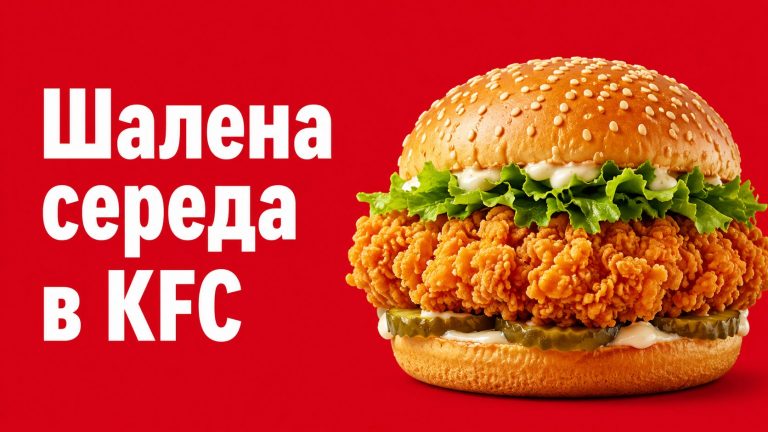 Шалена середа в KFC у липні 2026: дати акцій на Грандер Бургер, Дует Бакет, Боксмайстер, Твістер і нагетси. Як активувати купони, де вони діють і чому знижки недоступні для доставки.