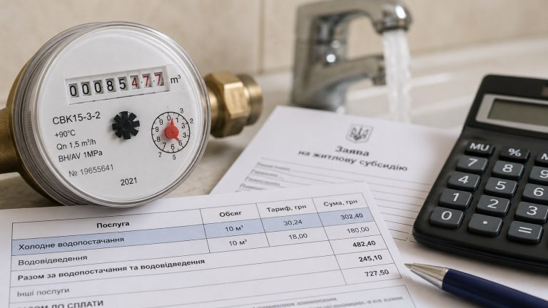Субсидія після підвищення тарифів на воду перераховується автоматично. Пояснюємо, чи потрібне переоформлення субсидії, як зміниться виплата та коли необхідно звертатися до ПФУ.