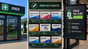Ліки на АЗС в Україні у 2026 році: де працюють 357 точок продажу, які препарати можна купити без рецепта, як перевірити ліцензію, умови зберігання та чому ціни можуть відрізнятися. Дані для покупців.