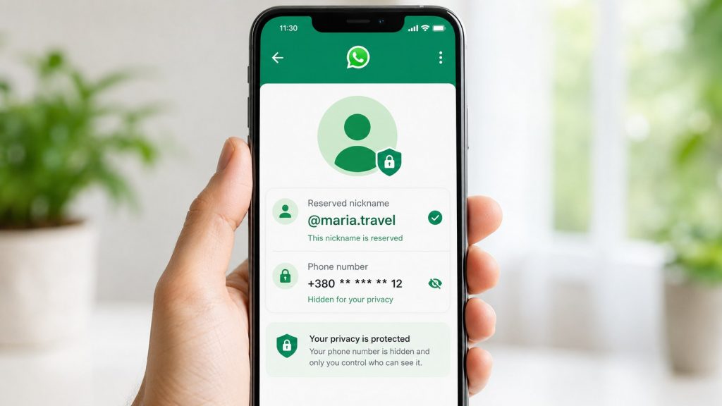 WhatsApp відкрив бронювання нікнеймів перед запуском функції у 2026 році. Як зарезервувати ім’я, приховати номер телефону та хто зможе написати користувачу — детальна інструкція від компанії у Meta.