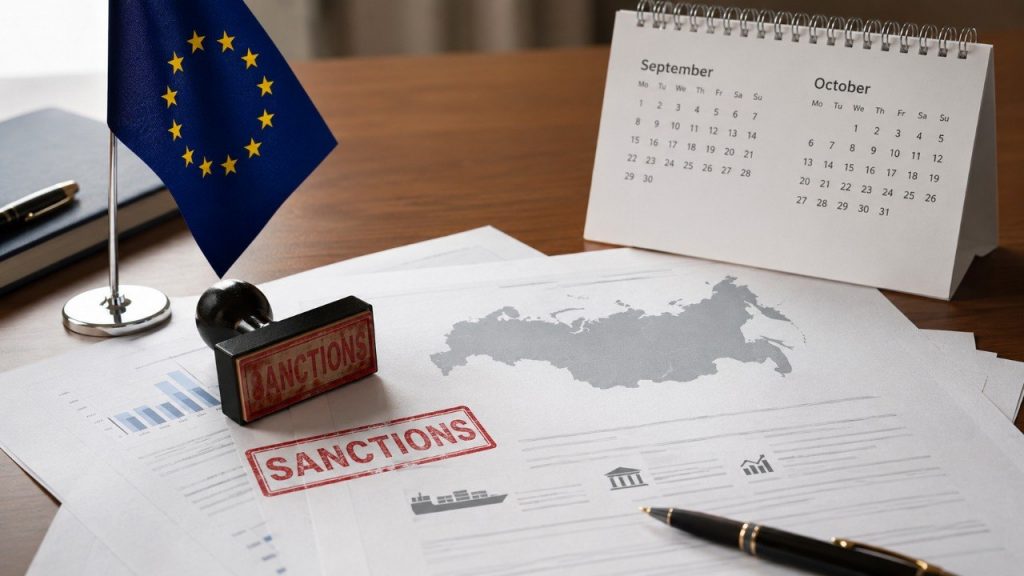 Осінь санкцій може принести новий масштабний тиск ЄС на Росію: у вересні готують близько 1600 нових обмежень, а в жовтні очікують їх ухвалення. Що зміниться для Кремля, ВПК та економіки РФ та банків.